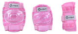 Kids Girls Pink Helmet & Knee / Elbow Pad Combo Set
