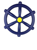 Toy Climbing Frame MEGA Accessory Bundle - Blue Pirate Steering Wheel, Telescope, Periscope, Binoculars, Pirate Flag & Handles
