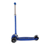 LA Sports 3 Wheel Tri Scooter for Kids Childrens Boys & Girls with Flashing LED Wheels - Blue - HIKS