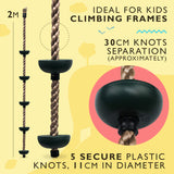 HIKS Kids Climbing Rope - 2m - HIKS