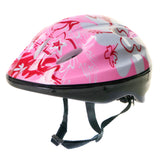 Kids Girls Pink Helmet & Knee / Elbow Pad Combo Set - HIKS