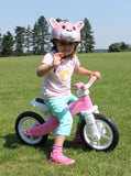 Lightweight Kids Girls Balance Bike - Pink - HIKS