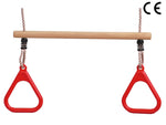 HIKS Kids Trapeze bar with Gym rings available in 5 Colours - HIKS