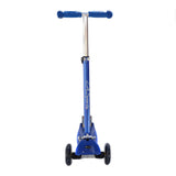 LA Sports 3 Wheel Tri Scooter for Kids Childrens Boys & Girls with Flashing LED Wheels - Blue - HIKS