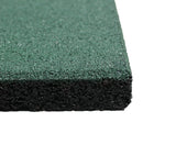 HIKS Green Rubber Safety Matting For Climbing Frames Swings, Playgrounds and Play Areas. - HIKS